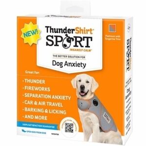 ThunderShirt for Dogs Small Gray Sport Dog Anxiety Vest New